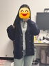 范思藍恩學院風精致優(yōu)雅針織開衫11055 藏藍色 S 曬單實拍圖