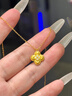 LIU GUI FU JEWELRY四葉草鑲鉆黃金項鏈2025新款足金吊墜純金套鏈紀念日禮物送老婆 甄選尊貴禮盒（僅禮盒無(wú)產(chǎn)品） 曬單實(shí)拍圖