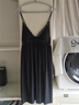 伊維斯【花語(yǔ)】絲滑吊帶帶杯睡裙性感蕾絲高彈睡衣家居服送女友約會(huì )戰袍 黑色 均碼 曬單實(shí)拍圖