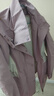 森馬（Semir）陳都靈|防護外套女中長款寬松撞色秋裝戶外通勤夾克101524109001 曬單實拍圖