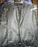 雅戈爾西服男2025秋冬【含羊毛桑蠶絲混紡】輕絨面高端單西上衣正裝禮服 淺灰色VXXX225142EMY 175B 175/100A （推薦75-80公斤） 曬單實(shí)拍圖