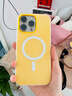 弘卓適用蘋(píng)果16promax手機(jī)殼iphone16promax保護(hù)套磁吸多巴胺果凍殼雙層二合一防摔磨砂軟殼 活力橙 曬單實(shí)拍圖