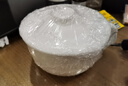 匯格泡面碗飯碗早餐杯打飯碗帶把手帶蓋陶瓷加厚純白骨瓷家用瓷碗加蓋 帶柄瓷蓋泡面杯【純白】 曬單實拍圖
