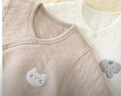童泰嬰兒連體衣秋冬季純棉保暖寶寶衣服新生兒哈衣爬服睡衣咖色73cm 曬單實(shí)拍圖