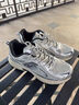 樂(lè )途（LOTTO）男鞋秋季休閑運動(dòng)鞋老爹鞋學(xué)生復古網(wǎng)面跑步鞋男 1188 銀淺灰 42 曬單實(shí)拍圖