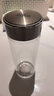 希諾單層玻璃杯2025新款水杯大容量車(chē)載泡茶杯辦公室水晶杯定制杯子 本色 400ml  帶濾網(wǎng)9072 曬單實(shí)拍圖