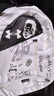 安德瑪（Under Armour）美式籃球背包運動(dòng)休閑獨立鞋倉大容量 涂鴉特別版白色 曬單實(shí)拍圖