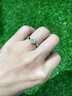 FEILACK1克拉雪花扭臂925銀鉆戒莫桑鉆結婚求婚戒指紀念日情人女神節禮物 閉口8-20號（下單聯(lián)系客服碼數） 1克拉鉆石 曬單實(shí)拍圖