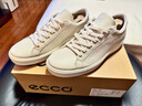 愛(ài)步（ECCO）休閑板鞋男鞋 輕便軟底板鞋平底鞋鞋子男 柔酷60周年582404 HL 白色58240401007 41 曬單實(shí)拍圖