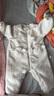 戴維貝拉（DAVE＆BELLA）滿月寶寶連體衣嬰幼兒保暖爬爬服牛奶絨小童衣服冬裝新款女寶睡衣 米白【現(xiàn)貨】 80cm （建議身高73-80cm） 曬單實(shí)拍圖