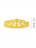 周生生 足金愛(ài)情密語(yǔ)皇冠黃金戒指開(kāi)口戒金飾品90227R計價(jià) 3.12克(含工費100元) 曬單實(shí)拍圖