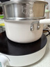小熊（Bear）316L不銹鋼奶鍋+蒸籠嬰兒寶寶輔食鍋陶瓷18cm小奶鍋湯鍋JG020-P04 曬單實(shí)拍圖