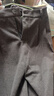 百圖betu女裝冬季新款休閑褲高腰舒適闊腿褲長(zhǎng)褲褲子女2411T75 炭灰 M 曬單實(shí)拍圖
