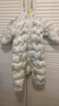 巴拉巴拉童裝嬰兒連體衣輕薄羽絨服寶寶衣服2025冬裝抱衣爬服男童女童萌趣 白藍色調-白鴨絨 80 cm-充絨量41g 曬單實(shí)拍圖