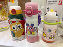 babycare兒童保溫杯嬰兒寶寶學(xué)飲杯吸管水杯水壺不銹鋼450ml-新老款隨機發(fā) 曬單實(shí)拍圖