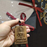 尚庸郡天然印尼加里曼丹沉香雕刻藥師佛項鏈吊墜女男款木雕佛牌掛飾掛件 9分沉水 約59*39*9mm*14g 曬單實(shí)拍圖