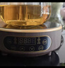 石茗堂高端新款玻璃蒸煮一體茶壺全自動(dòng)電陶爐燒水泡茶具煮茶器家用套裝 小號禪意壺+智能木紋色爐 曬單實(shí)拍圖