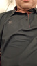 羅蒙（ROMON）T恤男短袖潮流夏季冰絲POLO衫上衣休閑商務(wù)半袖翻領(lǐng)打底衫灰XL 曬單實(shí)拍圖