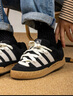 adidas「鯊魚(yú)面包鞋」ADIMATIC經(jīng)典滑板鞋男女阿迪達斯官方三葉草 黑色/白色   40.5 曬單實(shí)拍圖