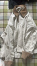 優(yōu)衣庫女裝休閑拉鏈短茄克/外套巴恩風(fēng)翻領(lǐng)時(shí)尚夾克 新款479208 30 淺米色 XL /165/92A 曬單實(shí)拍圖