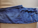 京東京造【四面高彈】牛仔褲男休閑褲子男直筒秋季萊卡衣服 深藍33 曬單實(shí)拍圖