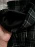 森馬（Semir）休閑褲女冬格子加絨長(cháng)褲寬松2025鹽系復古潮流闊腿褲109725127005 曬單實(shí)拍圖