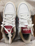 adidas ENTRAP美式校園風(fēng)運動(dòng)少年感復古籃球風(fēng)板鞋男女阿迪達斯 白色/紅色   42 曬單實(shí)拍圖