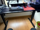 戟創(chuàng  )AGKey-K1 PRO電動(dòng)升降桌電競電腦桌實(shí)木臺式家用可裝機械臂碳纖維 【黑】ENF級環(huán)?！ず撩准壣?140*75*75cm 曬單實(shí)拍圖