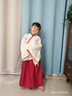 貝瑞加（Babyprints）兒童漢服古裝表演服小學(xué)生演出服中國風(fēng)服裝女童國學(xué)服 女款130 曬單實(shí)拍圖