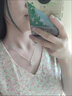 OIDSG老鳳凰999足銀9純銀項鏈女款2025新款輕奢小眾設計感鎖骨鏈送女友 白色六芒星吊墜配雪花鏈一套價(jià) 曬單實(shí)拍圖