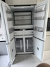 美的（Midea）熊墩墩系列603十字對開(kāi)四門(mén)家用無(wú)霜冰箱超薄零嵌入雙系統雙循環(huán)超凈光波養鮮 國家補貼20% 白色 曬單實(shí)拍圖