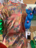 恒源祥高檔桑蠶絲連衣裙女貴夫人高端品牌夏裝中年媽媽真絲香云紗裙子 紅色 【收藏加購送絲巾】 3XL 適合120-130斤 曬單實(shí)拍圖