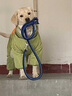 狗狗棉衣秋冬加厚保暖寵物衣服中大型犬金毛薩摩耶全包肚子四腳衣 霧霾藍（公狗） 18碼（適合15-17斤） 四腳全包棉衣 曬單實(shí)拍圖