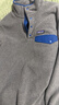 巴塔哥尼亞（Patagonia）男士 LW Synchilla Snap-T戶(hù)外抓絨保暖套頭衫25551 鎳灰色/克萊門(mén)特藍 M 曬單實(shí)拍圖