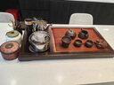 洛湘宜興紫砂茶具套裝名家純手工石瓢壺茶壺茶杯整套高端定制刻字送禮 景舟石瓢套裝（套） 10件 曬單實(shí)拍圖