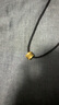 周生生酷黑四方神龍黃金項鏈足金生肖龍吊墜繩鏈款94284Z計價(jià) 60厘米 - 9.84克(含工費850元) 曬單實(shí)拍圖