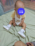 江博士學(xué)步鞋步前鞋秋季男女童卡通幼兒步前鞋健康鞋B13243W010米/灰21 曬單實(shí)拍圖