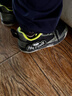 大嘴猴童鞋男童運動(dòng)鞋春秋新款兒童板鞋輕便防滑潮鞋中大童女童休閑鞋子 黑/深綠 34 （適合腳長(cháng)21.3) 曬單實(shí)拍圖