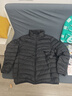 鴨鴨（YAYA）輕薄羽絨服男短款秋冬新款男士立領(lǐng)保暖防寒潮薄款輕便外套KX 黑色 XL 180 曬單實(shí)拍圖
