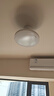 美的（Midea）風(fēng)扇燈一體餐廳吊扇燈led臥室隱形扇葉三防護眼燈具熟睡風(fēng)包安裝 曬單實(shí)拍圖