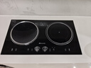 碩高（SUKIO）嵌入式雙灶電磁爐電陶爐凹面大功率3500w雙頭電磁灶家用節能左平右凹不挑鍋旋鈕調節OG001-4 曬單實(shí)拍圖
