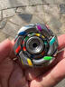 暴躁08夜光改裝指尖陀螺金屬旋轉解壓神器黑科技不銹鋼edc玩具 暴躁08不銹鋼石洗炫彩色 曬單實(shí)拍圖