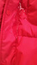 富羅迷（follow me）兒童羽絨服中長款極寒加厚男寶寶2025新款中小童冬季女童三防外套 紅色 中國紅 90 曬單實拍圖