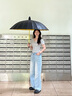 愛(ài)上雨自動(dòng)長(cháng)柄抗風(fēng)防暴雨傘晴雨兩用結實(shí)耐用加厚加固超大號男款雙人傘 最新【黑膠+防水套】24骨活力黃 曬單實(shí)拍圖