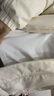 蕉下（beneunder）長(cháng)袖T恤女修身短款上衣顯瘦內搭打底衫女CT021沁柔白M 曬單實(shí)拍圖