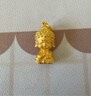 周大福 佛公佛童黃金吊墜足金首飾女(工費260)約4.9g EOF213 曬單實(shí)拍圖