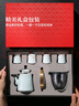 景德鎮（jdz）陶瓷茶具整套中式高檔影青浮雕家用功夫茶具教師禮物實(shí)用提梁茶壺 曬單實(shí)拍圖