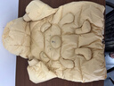 戴維貝拉（DAVE＆BELLA）兒童羽絨服加厚女童衣服連帽寶寶上衣小童服裝秋冬新款幼兒外衣 黃色【現(xiàn)貨】 100 cm（建議身高90-100cm） 曬單實(shí)拍圖