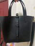 CHARLES&KEITH25秋新品簡(jiǎn)約通勤手提水桶包菜籃子包生日禮物CK2-10151518 Black黑色 S 曬單實(shí)拍圖