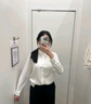 優(yōu)衣庫女裝花式襯衫/長(cháng)袖襯衣易打理垂墜25秋冬新款479071 00 白色 M 曬單實(shí)拍圖